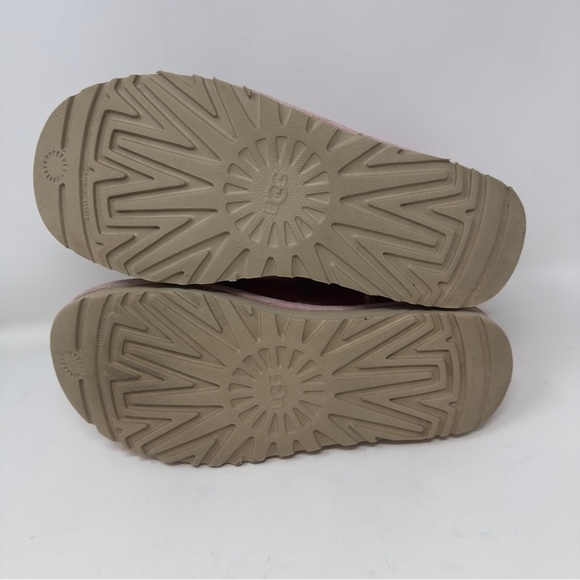 UGG Bailey Bow Pink Metallic Short Boots - Picture 8 of 12